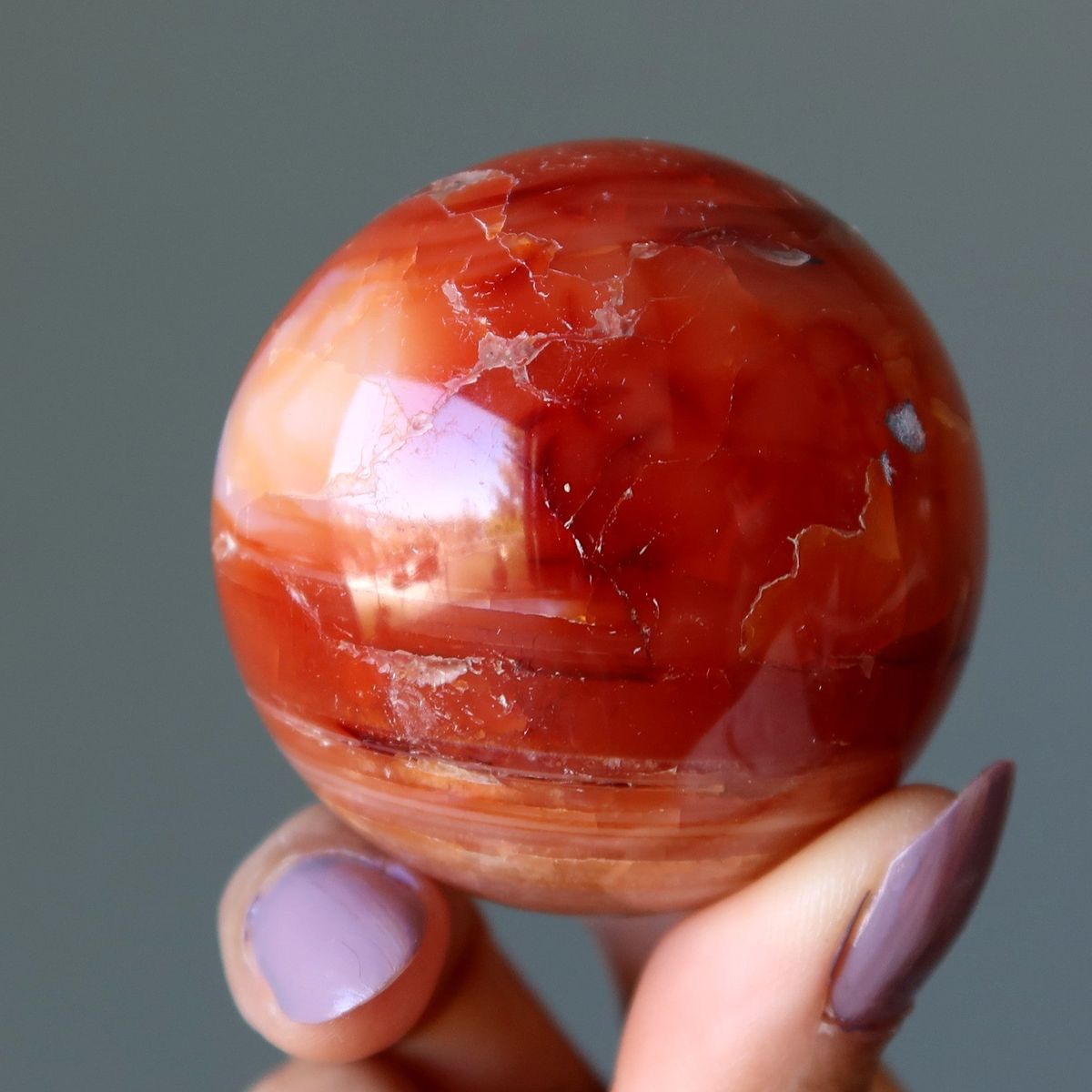 Carnelia Sphere (Small)