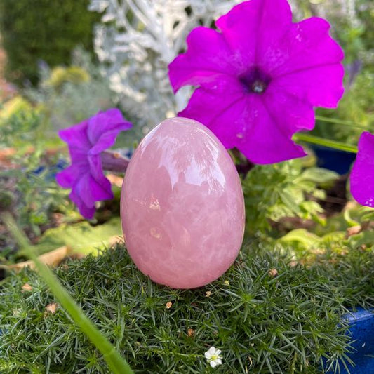 Rose Quartz Crystal Egg