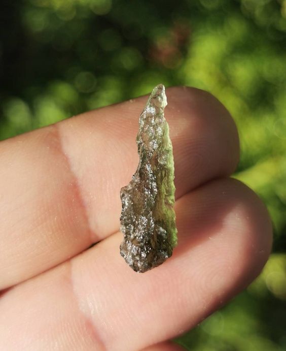 Natural Moldavite (Czech Republic)