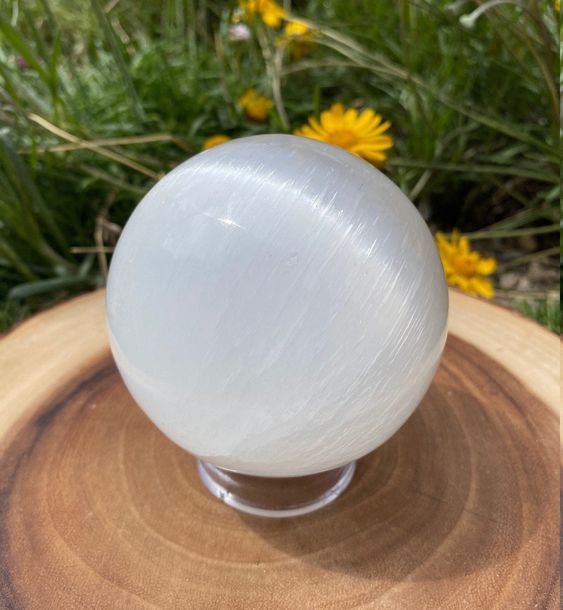 Selenite Crystal Sphere