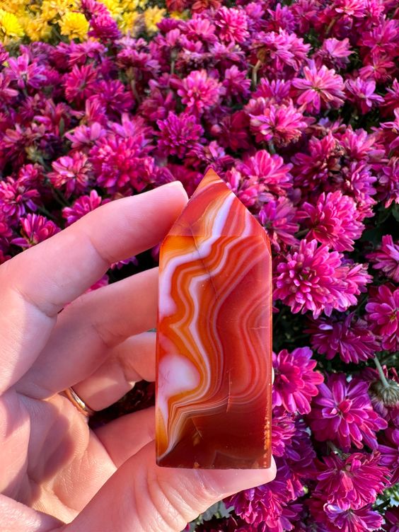 Carnelian Crystal Tower