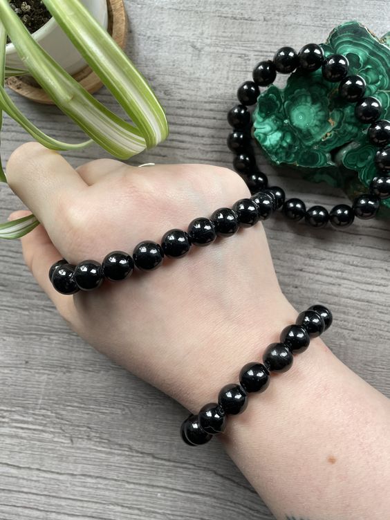Black Tourmaline Bracelet (Evil Eye Protection)
