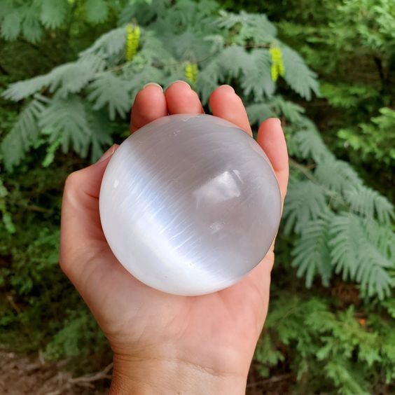 Selenite Crystal Sphere