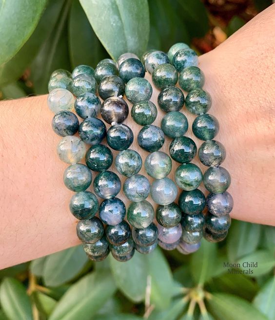 Moss Agate Bracelet