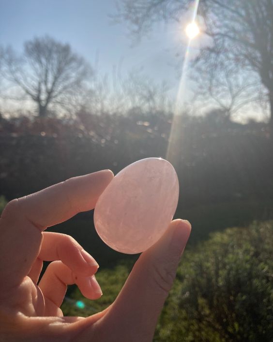 Rose Quartz Crystal Egg