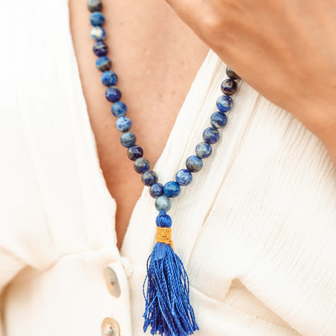 Lapis Lazuli Jap Mala 108 Beads