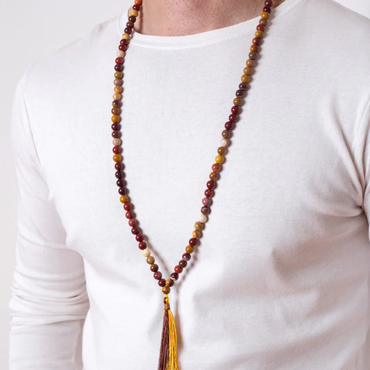 Mookaite Jap Mala 108 Beads