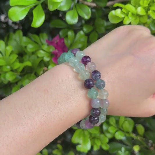 Multi Fluorite Bracelet