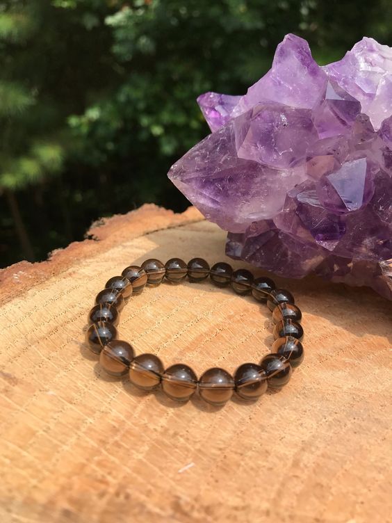 Smoky Quartz Natural Bracelet
